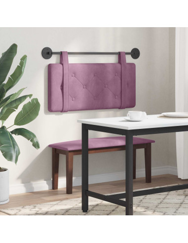 Testata appesa Montaggio a parete Viola 100 x 55 x 5 cm Velluto