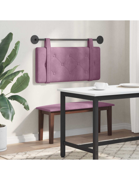 Testata appesa Montaggio a parete Viola 100 x 55 x 5 cm Velluto