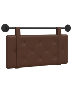 Testata appesa Montaggio a parete Marrone 90 cm Pelle Sintetica 2