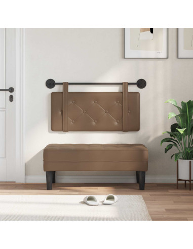 Testata appesa Cappuccino 100 x 55 x 5 cm Pelle Sintetica