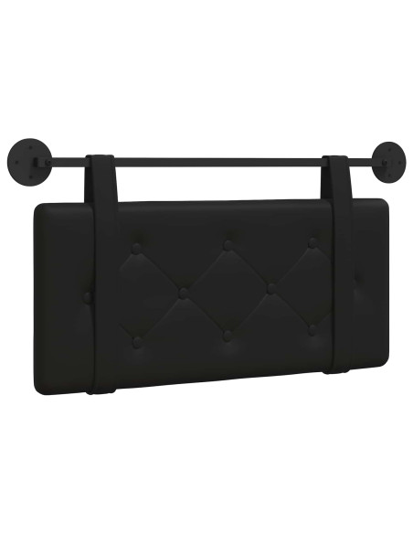 Testata appesa Nero 100 x 55 x 5 cm Pelle Sintetica