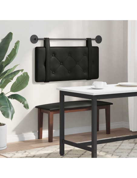 Testata appesa Nero 100 x 55 x 5 cm Pelle Sintetica