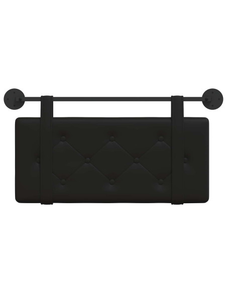 Testata appesa Nero 100 x 55 x 5 cm Pelle Sintetica