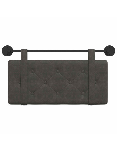 Testata appesa Montaggio a parete Nero 90 cm PU Antico
