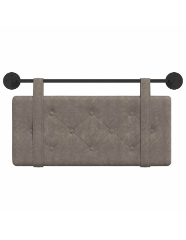 Testata appesa Montaggio a parete Grigio 90 cm PU Antico