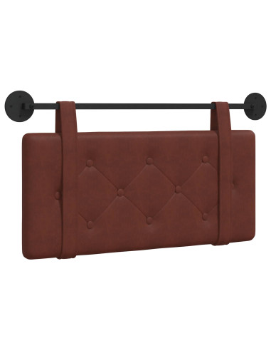 Testata appesa Marrone Lucido 90 cm PU Antico