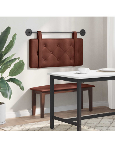 Testata appesa Marrone Lucido 90 cm PU Antico