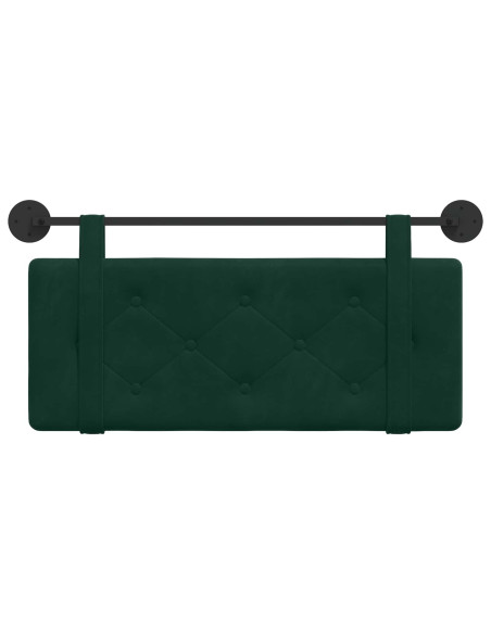 Testata appesa Verde Scuro 110 x 55 x 5 cm Velluto
