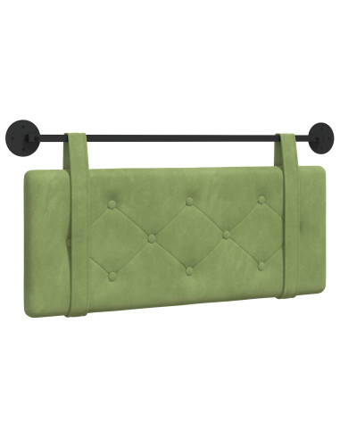 Testata appesa Verde chiaro 110 x 55 x 5 cm Velluto