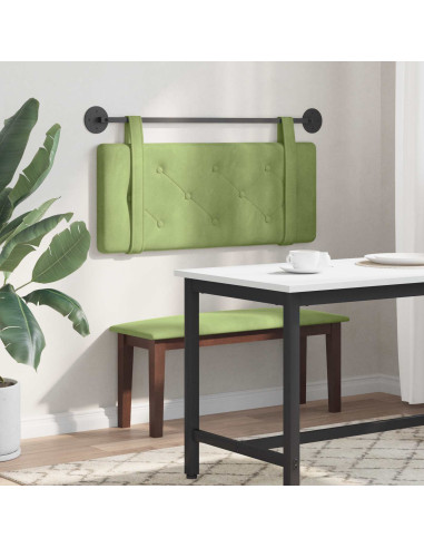 Testata appesa Verde chiaro 110 x 55 x 5 cm Velluto