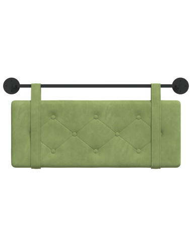Testata appesa Verde chiaro 110 x 55 x 5 cm Velluto