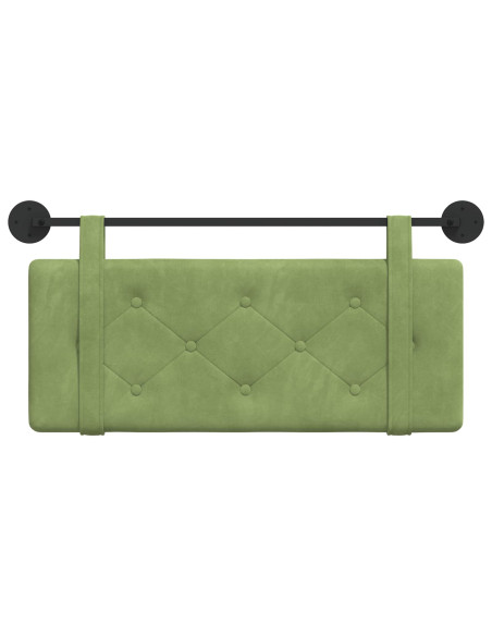 Testata appesa Verde chiaro 110 x 55 x 5 cm Velluto
