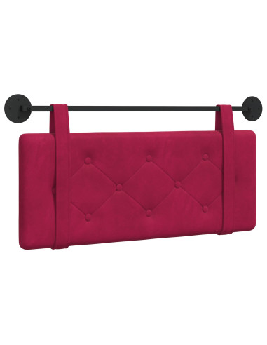 Testata appesa Rosso Vino 110 x 55 x 5 cm Velluto