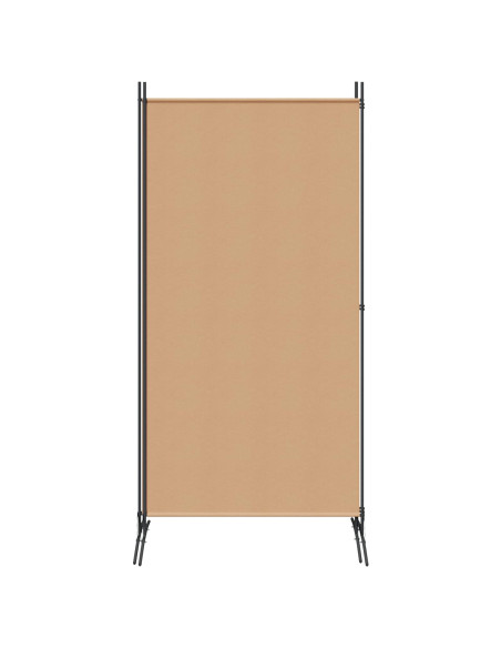 Divider Stanza a 2 Pannelli Beige 175 x 180 cm Tessuto
