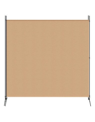 Divider Stanza a 2 Pannelli Beige 348 x 180 cm Tessuto
