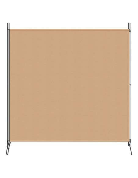 Divider Stanza a 2 Pannelli Beige 348 x 180 cm Tessuto