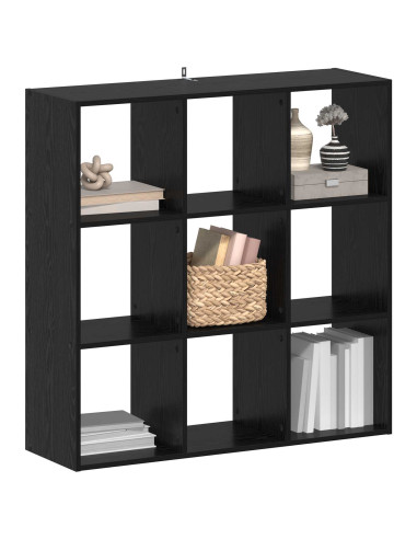 Libreria Rovere Nero 102 x 32 x 102 cm