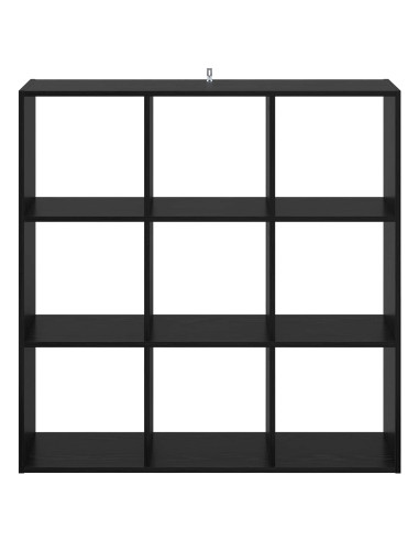 Libreria Rovere Nero 102 x 32 x 102 cm