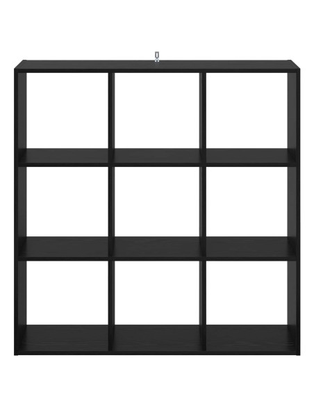 Libreria Rovere Nero 102 x 32 x 102 cm