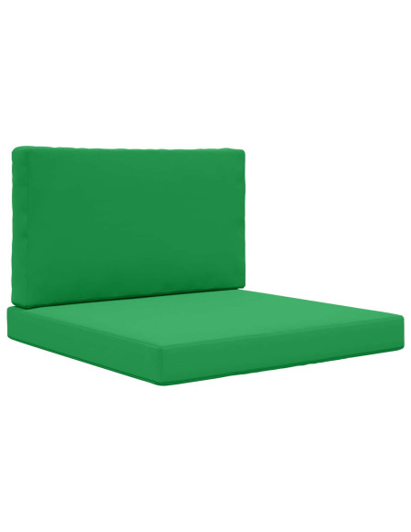 Cuscino per divano da esterno 2 pcs Verde Poliestere