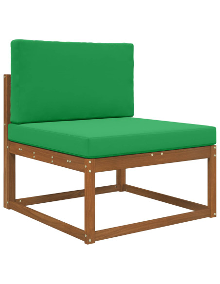 Cuscino per divano da esterno 2 pcs Verde Poliestere