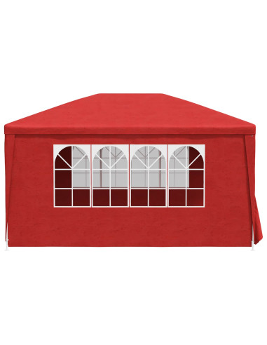 Tenda da festa con pareti Rosso 400 x 300 x 255 cm