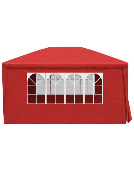 Tenda da festa con pareti Rosso 400 x 300 x 255 cm