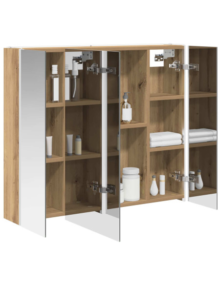 Mobiletto per specchio da bagno Rovere Artigianale