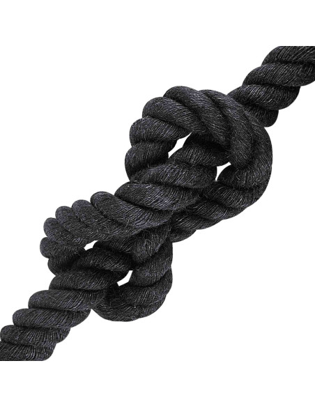 Corda di Juta 30 Nero 100% juta Tossa