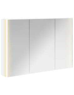 Mobiletto per specchio da bagno Bianco 103,5 x 15,5 x 70 cm 2