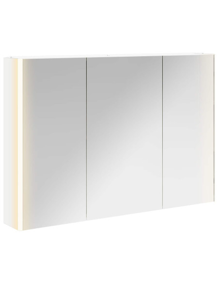 Mobiletto per specchio da bagno Bianco 103,5 x 15,5 x 70 cm