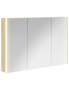 Mobiletto per specchio da bagno Rovere Sonoma 2