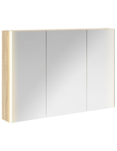 Mobiletto per specchio da bagno Rovere Sonoma