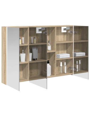 Mobiletto per specchio da bagno Rovere Sonoma