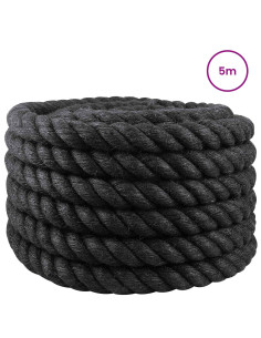 Corda di Juta 36 Nero 100% juta Tossa 2