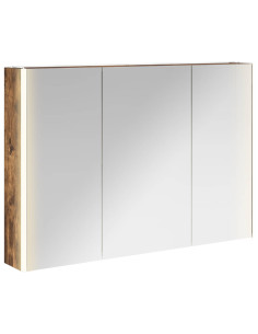 Mobiletto per specchio da bagno Rovere fumé 2