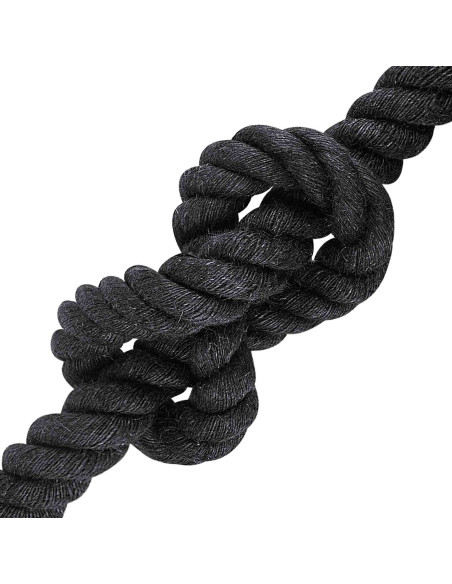 Corda di Juta 36 Nero 100% juta Tossa