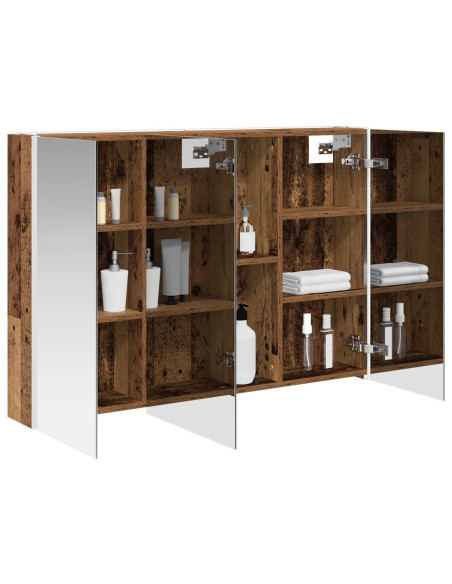Mobiletto per specchio da bagno Legno vecchio