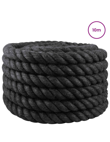 Corda di Juta 40 Nero 100% juta Tossa