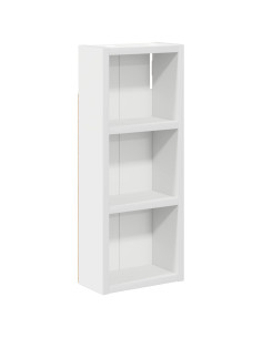 Armadio da bagno a muro con lo scaffale Bianco 20 x 10 x 50 cm 2