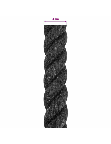 Corda di Juta 40 Nero 100% juta Tossa