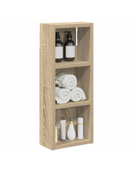 Armadio da bagno a muro Rovere Sonoma 20 x 10 x 50 cm