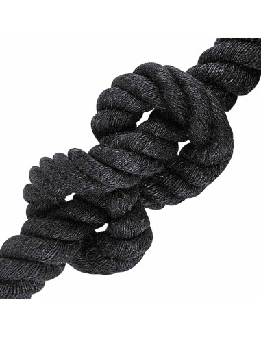 Corda di Juta 60 Nero 100% juta Tossa
