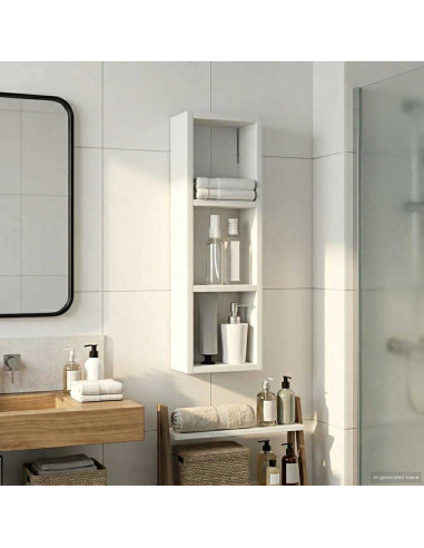 Armadio da bagno a muro Bianco 20 x 10 x 60,5 cm