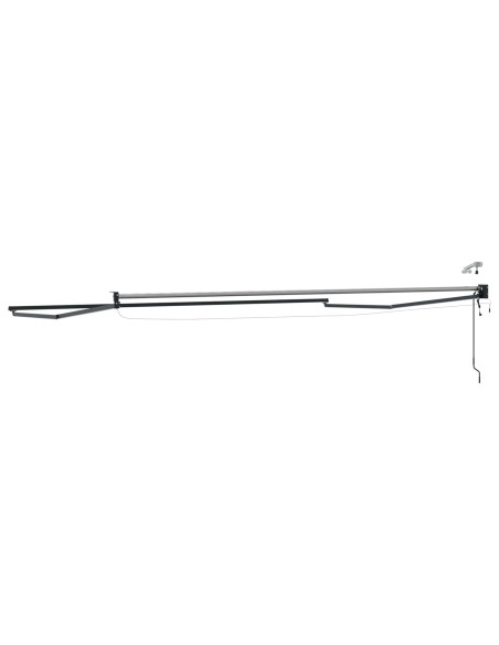 Struttura della tenda elettrica retrattile Antracite 4,5 × 3 m
