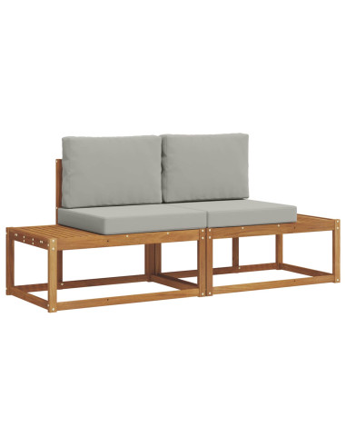 Set di divani con cuscino 2 pcs Naturale