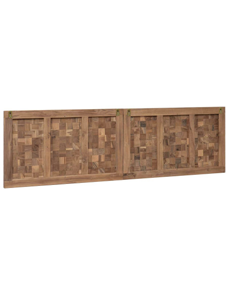 Testiera Naturale Teak massello