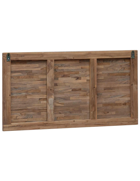 Testiera Naturale 100 cm Legno di teak solido