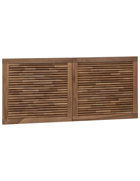 Testiera Naturale 120 cm Legno di teak solido