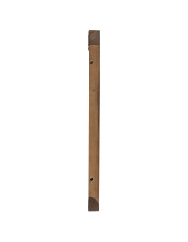 Testiera Naturale 120 cm Legno di teak solido